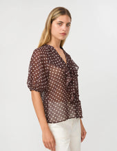 Load image into Gallery viewer, Stella + Gemma - Monet Blouse | Chocolate
