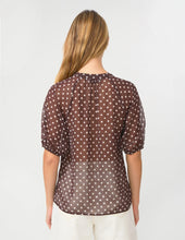 Load image into Gallery viewer, Stella + Gemma - Monet Blouse | Chocolate
