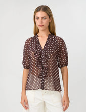 Load image into Gallery viewer, Stella + Gemma - Monet Blouse | Chocolate

