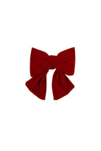 Load image into Gallery viewer, Velvet Bow With Clip - Small
