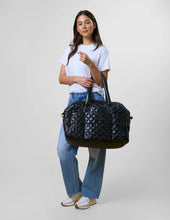 Load image into Gallery viewer, Stella + Gemma Overnight Bag Quilted | Black
