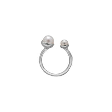 Load image into Gallery viewer, Riviera Double Pearl Ring
