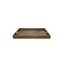 Load image into Gallery viewer, Rattan Rectangle Tray | Handles

