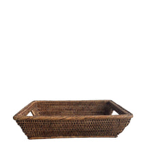 Load image into Gallery viewer, Rattan In/Out Tray with Handgrips
