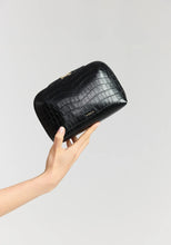 Load image into Gallery viewer, SABEN | Tate Pouch | Black Croc
