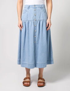 Lou Skirt | Light Denim