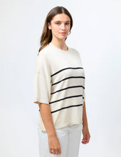 Load image into Gallery viewer, Stella + Gemma | Indy Knit | Natural/Black Stripe

