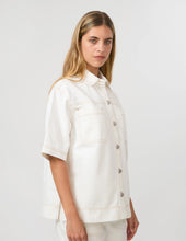 Load image into Gallery viewer, Stella + Gemma | Reese Denim Shirt | Ecru
