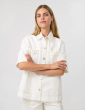Load image into Gallery viewer, Stella + Gemma | Reese Denim Shirt | Ecru
