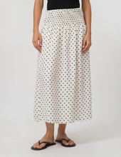 Load image into Gallery viewer, Stella + Gemma | Zita Skirt | White/Black Spot

