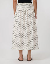 Load image into Gallery viewer, Stella + Gemma | Zita Skirt | White/Black Spot
