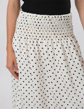 Load image into Gallery viewer, Stella + Gemma | Zita Skirt | White/Black Spot
