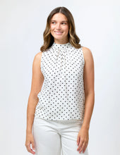 Load image into Gallery viewer, Stella + Gemma | Romone Blouse | White/Black Spot
