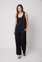 Load image into Gallery viewer, Stella + Gemma | Dree Pant | Black Satin
