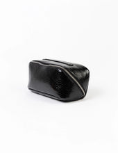Load image into Gallery viewer, Stella + Gemma Voyage Cosmetic Bag | Black Croc
