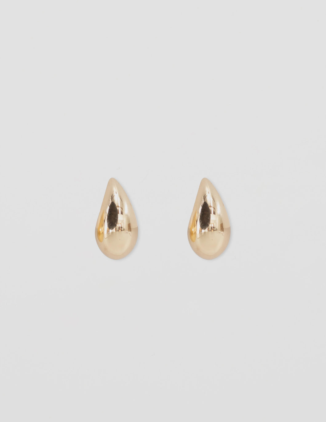 Tear Drop Earrings Small | Gold