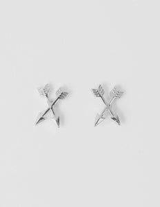 Earring Silver Petite Arrow