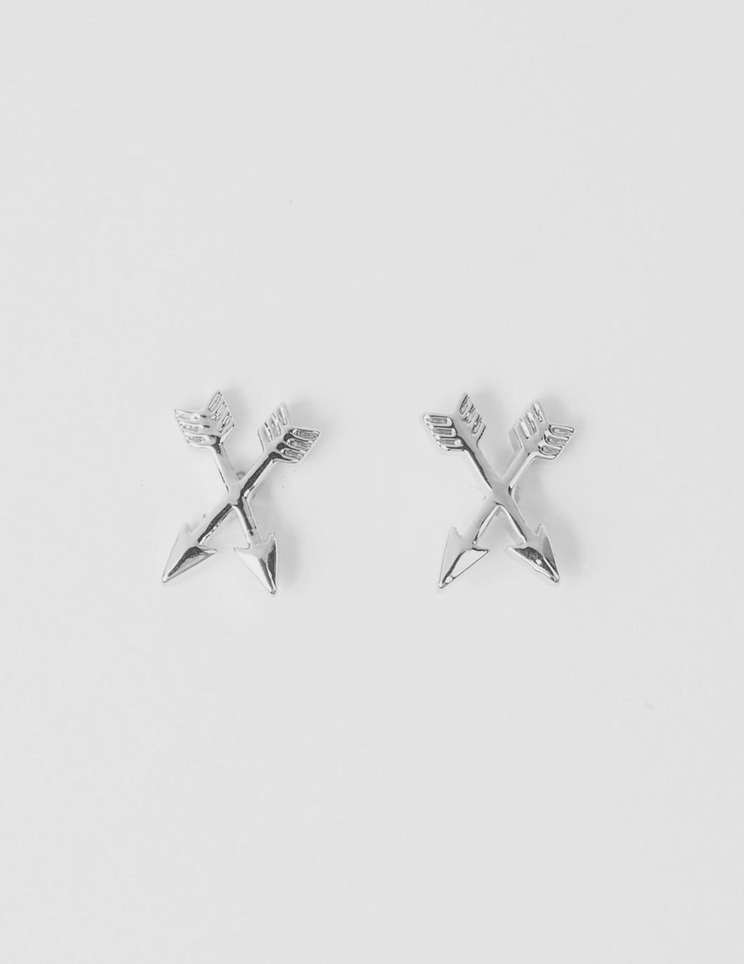 Earring Silver Petite Arrow