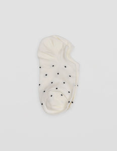 White With Tiny Dot Socks