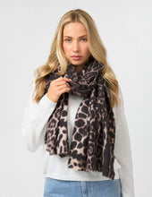 Load image into Gallery viewer, Stella + Gemma Leopard Scarf
