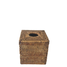 Load image into Gallery viewer, Rattan Square Tissue Box
