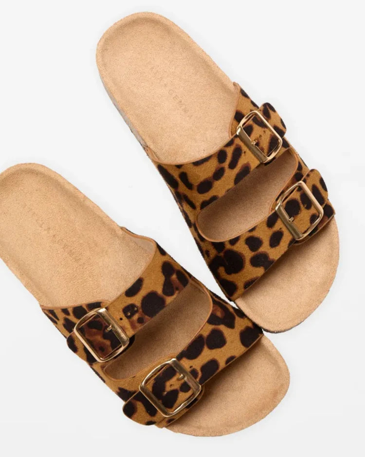Stella + Gemma Marilou Slide | Leopard