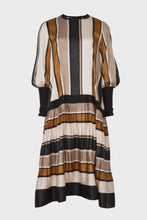 Load image into Gallery viewer, Line Time Dress | Licorice Stripe
