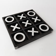 Load image into Gallery viewer, Tic Tac Toe 35x35 cm | Black + Silver
