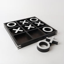 Load image into Gallery viewer, Tic Tac Toe 35x35 cm | Black + Silver
