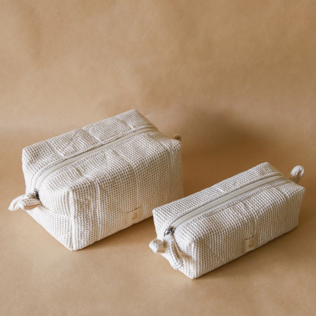 Grid Waffle Block Pouch | Small