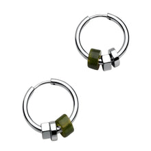 Load image into Gallery viewer, Amina Hoop | Olive
