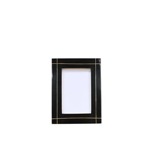 Alder Frame | Black + Gold