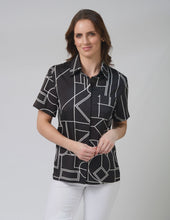 Load image into Gallery viewer, Alisa Blouse | Black and White

