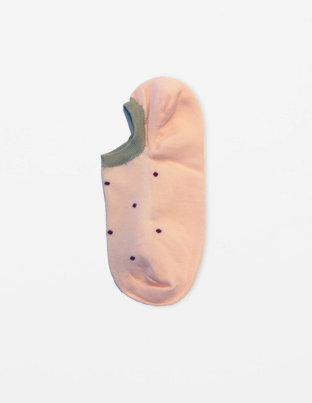 Baby Pink With Maroon Dots Socks