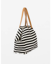 Load image into Gallery viewer, Bodrum Tote | Black Stripe
