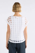 Load image into Gallery viewer, Grid Burnout Top | White
