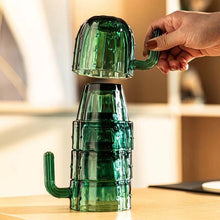 Load image into Gallery viewer, Stackable Catus Tumblers S4 | Green
