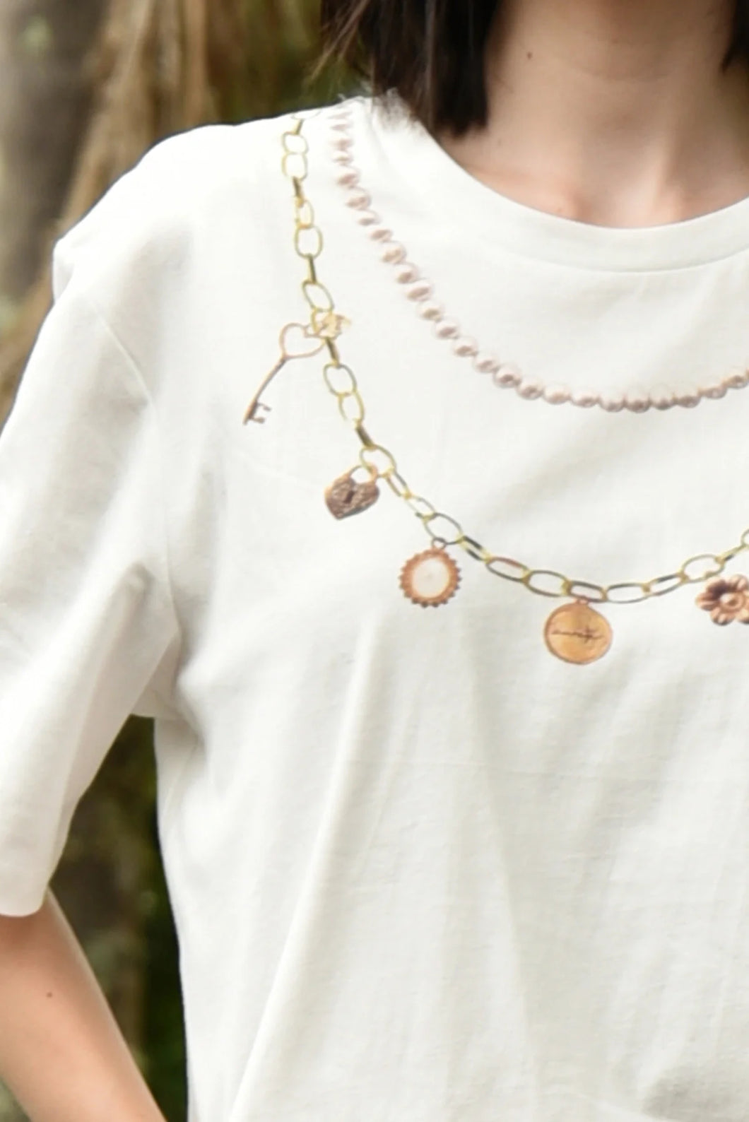Curate | Charm School T-Shirt | White