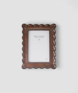 Chestnut Wavy Photoframe 4x6