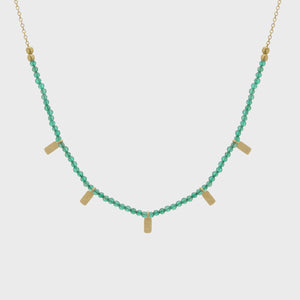 Wandering Soul | Choker | Green Onyx