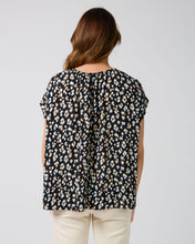 Load image into Gallery viewer, Clio Blouse | Navy Leopard
