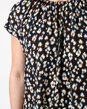 Load image into Gallery viewer, Clio Blouse | Navy Leopard
