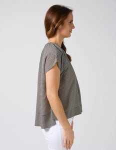 Clio Blouse | Black and White