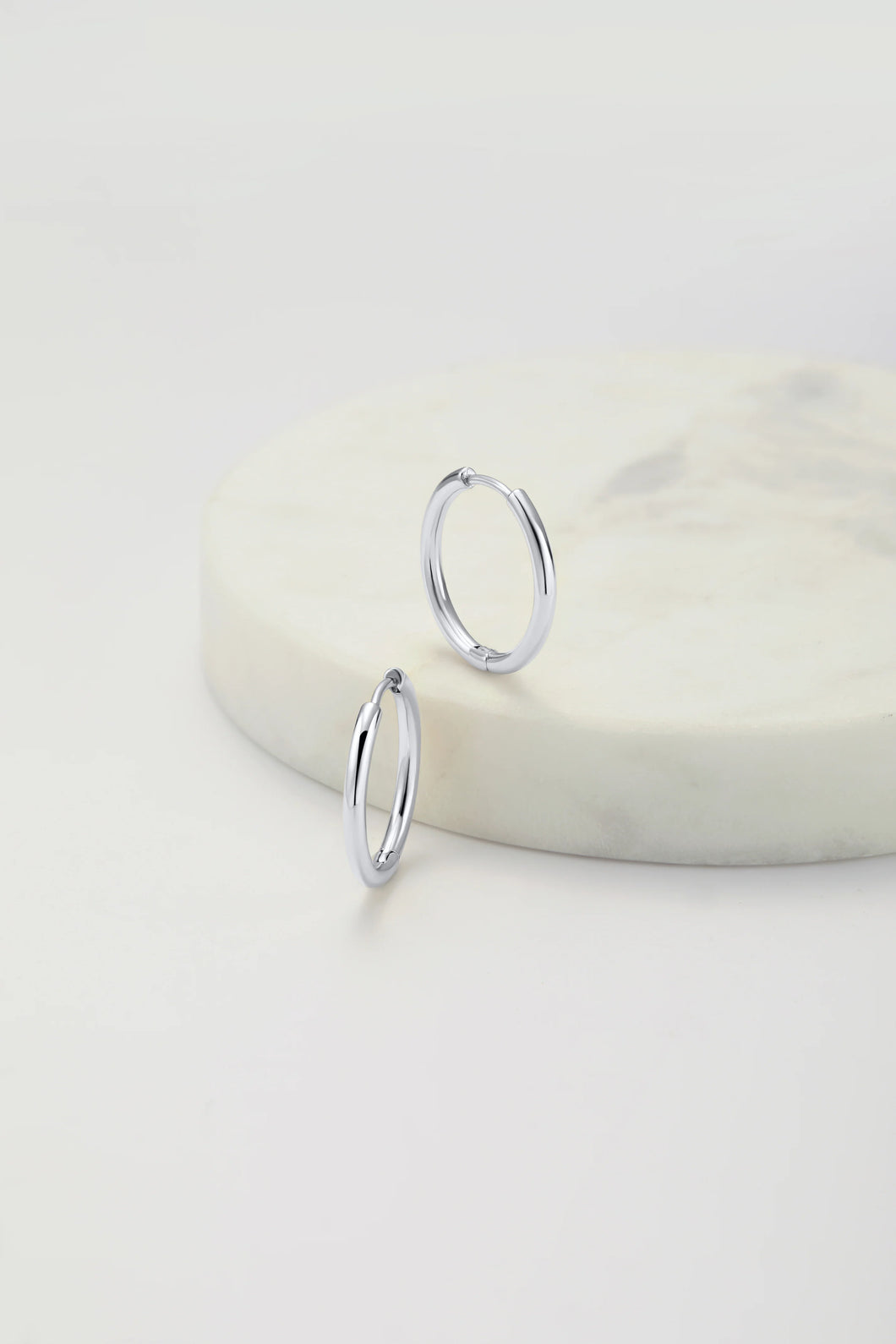 Delilah Hoop | Large | Silver