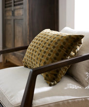 Load image into Gallery viewer, Dots Handblock Velvet Cushion Cover
