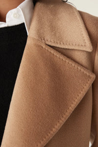 Evans Wool Coat | Pebble