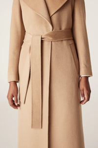 Evans Wool Coat | Pebble