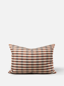 Folio Cushion Cover - Russet / Mulberry