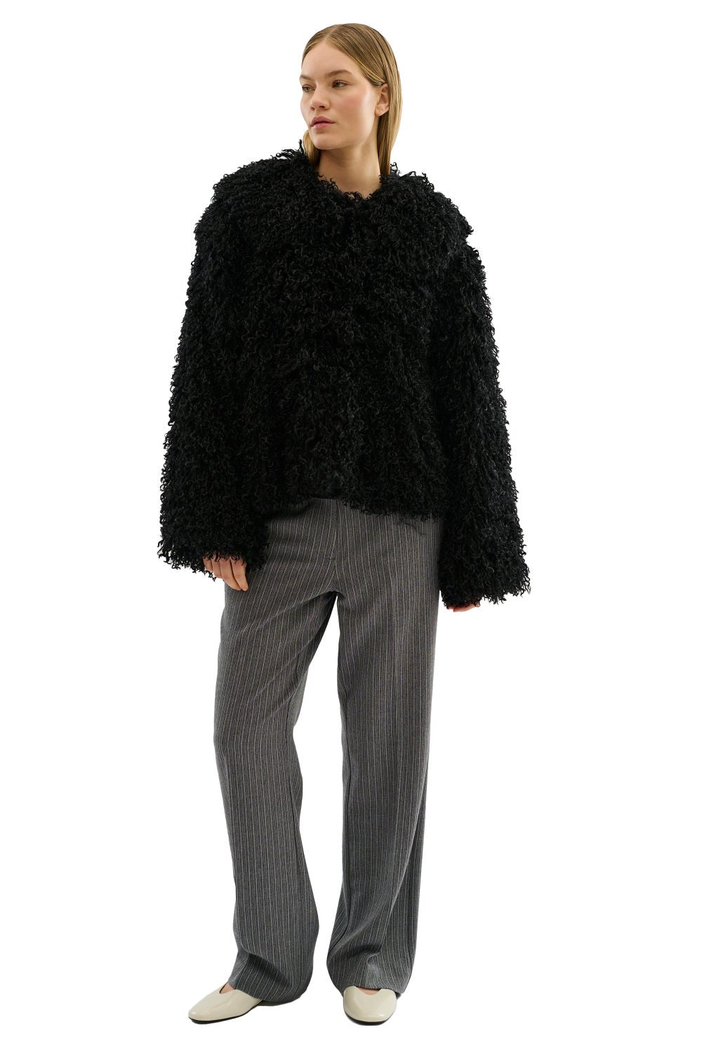 KP - Spencer Fur Jacket| Meteorite