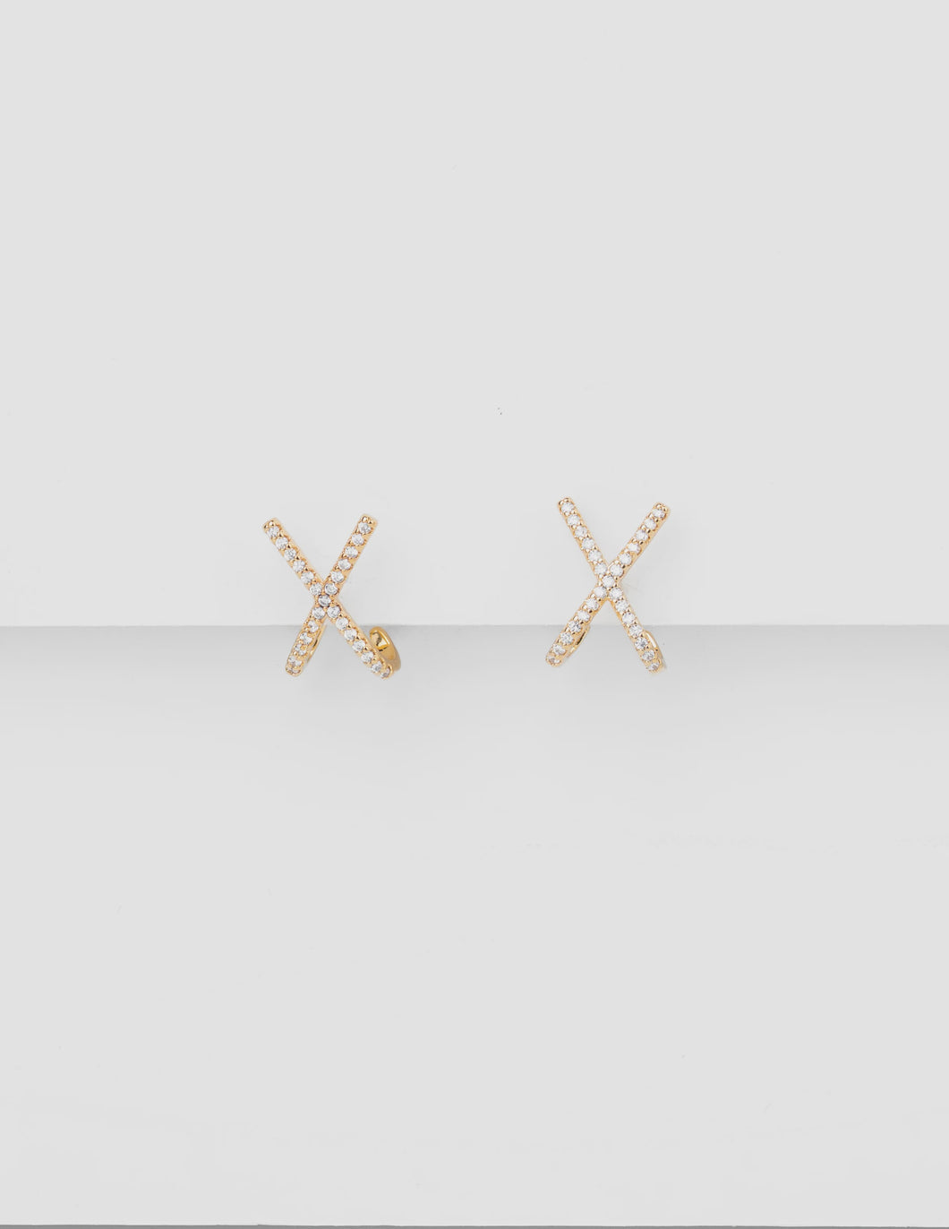 Earrings | X w Crystals